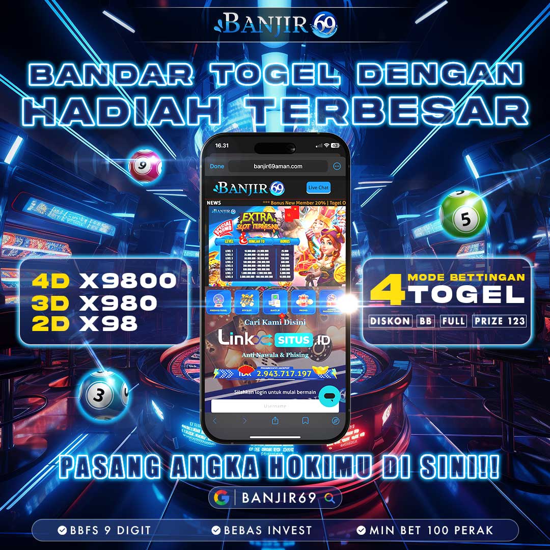 Daftar Bandar Togel Terpercaya 2024: Deposit Pulsa Aman (Rekomendasi Banjir69)